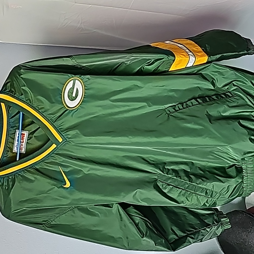 NFL Nike Pro Line Packers Reversible Windbreaker Jacket Like New Vintage